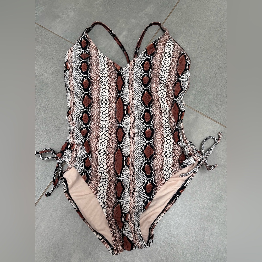 Kona Sol Snakeskin Swimsuit